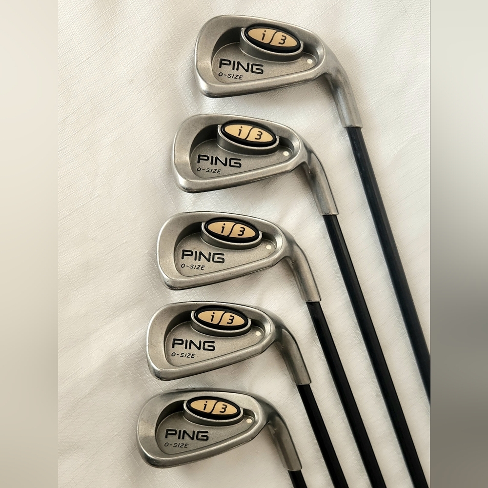 ‼️SOLDPing i3 0-Size iron set 6,7,8,9 and S wedge Graphite shaft 350 series - Picture 1 of 15